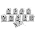 thumbnail image 4 of Darling Souvenir White Bat & Ghost Face Halloween Party Supplies Favor Bags&nbsp;Drawstring Pouches&nbsp;15 Pieces, 4 of 5
