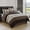 Brown, variant on Comforter Set, Berry Taupe Bedding Set, Jacquard Woven with Embroidery, 8 count Bed in a Bag, Bed Skirt, Shams and Decorative Pillows