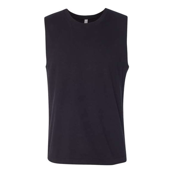 Camiseta sin mangas muscular Bella lienzo M 3483 NEGRO