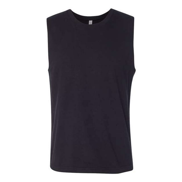 Camiseta sin mangas muscular Bella lienzo M 3483 NEGRO
