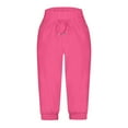 thumbnail image 7 of CYRBOKO Boys Athletic Shorts, Running Summer Elastic Waist Drawstring Short Pants Hot Pink Size 7-8 T, 7 of 7