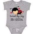thumbnail image 3 of Inktastic Little Sister Ladybug Girls Baby Bodysuit, 3 of 5