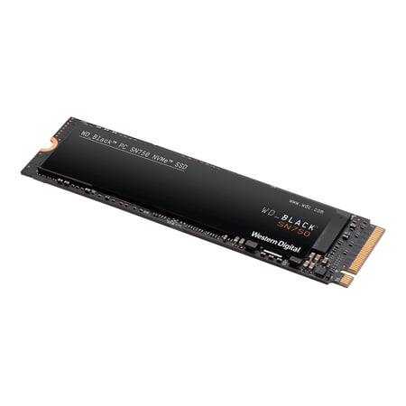 WD Black SN750 NVMe SSD WDS200T3X0C - Solid state drive - 2 TB - internal - M.2 2280 - PCI Express 3.0 x4 (NVMe) (0718037865379)