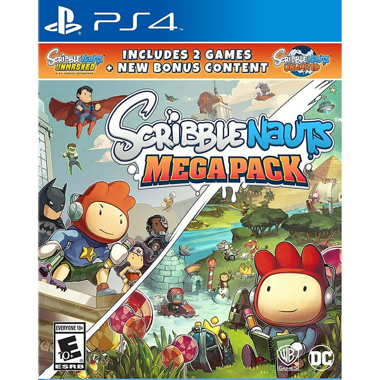 Scribblenauts Mega Pack for PlayStation 4 [VIDEOGAMES] PS 4