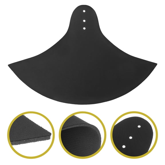 LOLIPPYY 2-Pack Black Drum Muffler Pads Reusable Cymbal Mute Cushions for Quiet Drum Practice and