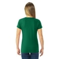 thumbnail image 3 of Fruit of the Loom Ladies' 4.7 oz. 100% Sofspun Cotton Jersey Junior V-Neck T-Shirt-SFJVR, 3 of 4