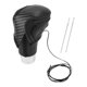 thumbnail image 1 of Cubierta de pomo de cambio de marcha Unique Bargains para Toyota CH-R 2018-2022, antideslizante, fibra de carbono negra, protector de mango de cambio negro de cuero sintético, 1 Pc, 1 of 1