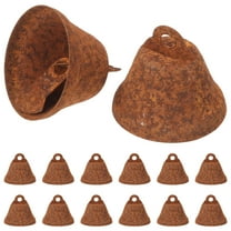 PTOOTP Rustic Metal Bells for Crafts and Holiday Decorations, 50 Pieces, Vintage Style Craft Supplies