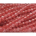 thumbnail image 2 of 6mm Indian Red Jade Faceted Round Beads Genuine Gemstone Natural Jewelry Making, 2 of 4