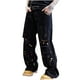 thumbnail image 2 of Pantalones cargo para hombre, estilo vintage, estilo militar, estilo urbano, con bolsillos, estilo grafiti, estilo militar., 2 of 9
