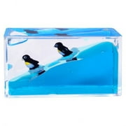 Mini Wave Liquid Paperweight (Penguin)