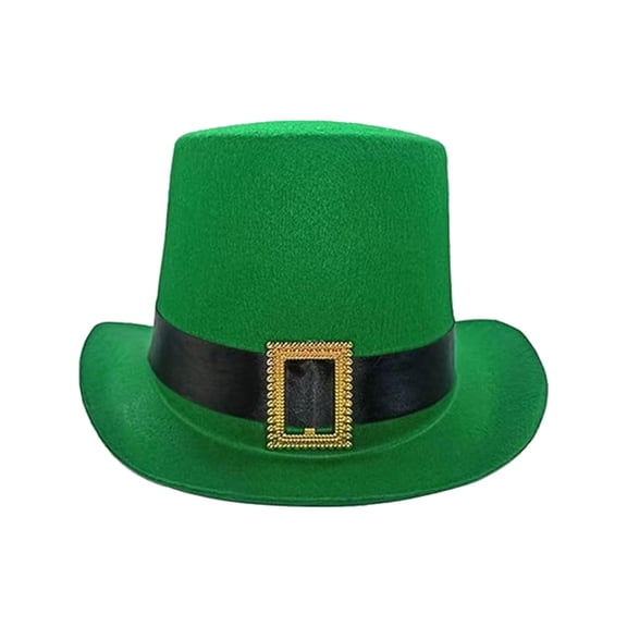 Deluxe St. Patrick's Day Green Leprechaun Hat Costume Accessory