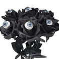 thumbnail image 2 of JoyMoreHome Artificial Bloody Roses Flower Bouquet, Artificial Eucalyptus with Faux Eyeball, Halloween Party Table Centerpiece Decor Flower Bouquet, 2 of 7