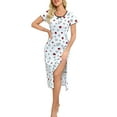 thumbnail image 1 of Pijamas cortos para mujer, ropa informal para el hogar, pijamas de manga corta, pijamas para mujer, 1 of 5