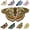 D, variant on Irregular Butterfly Shaped Area Rug, 20 * 33inch Vintage Floral Moth Print Soft Mat, Washable Decorative Carpet for Bedroom Bathroom Entryway Home Decoration