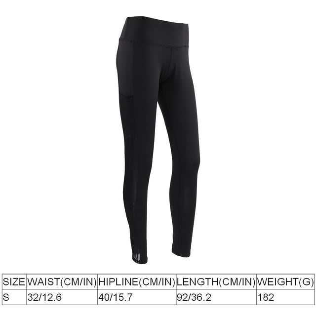 Mallas de malla mallas de malla negras Mujeres Yoga Fitness Leggings Correr Gimnasio Estiramiento Deportes Pantalones de malla de cintura alta ANGGREK Otros