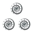 thumbnail image 3 of maskred Modern Wall Clock With Elegant Piano Keys Accurate Timekeeping Durable Construction ABS Round Music Keyboard Wall Clock Rotate Rome 1 3Set, 3 of 6