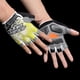 thumbnail image 2 of Guantes de gimnasio profesionales para hombre y mujer, Protector de manos de medio dedo para levantamiento de pesas, entrenamiento, culturismo, ciclismo Fivean Guantes deportivos, 2 of 2