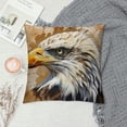 thumbnail image 2 of Orinice Eagle Graphic Decorative Cushion Throw Pillow Cover for Home Couch Living Room Bed Sofa Car Bedroom, High-Quality Cotton Linen Fabric, 1PC 12x12in, 2 of 5