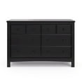 thumbnail image 3 of Graco Benton 6 Drawer Nursery Double Dresser, Black, 3 of 3