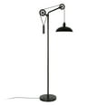 thumbnail image 6 of Evelyn&Zoe Industrial Metal Floor Lamp with Spoke Wheel Pulley System, 6 of 10