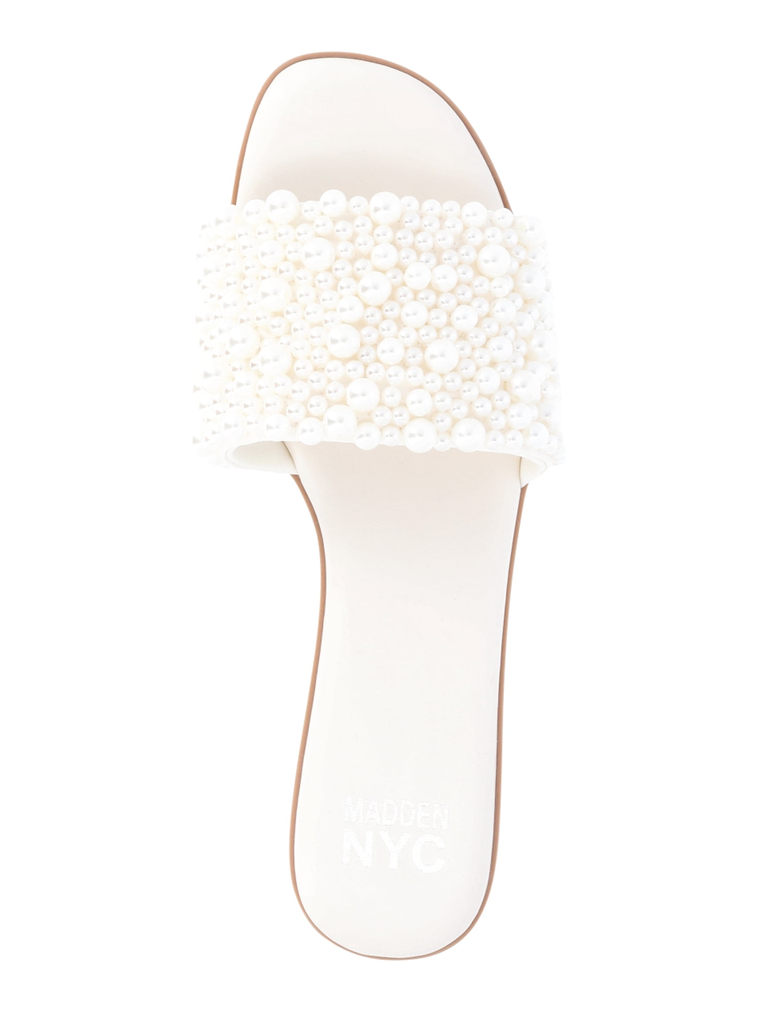 Madden NYC Women's Pearl Slide On Sandal