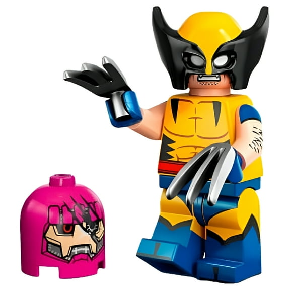 LEGO Marvel Series 2 Wolverine Minifigure with Purple Cape