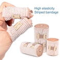 thumbnail image 3 of CSChome Basketball Protective Gear 1 Roll Striped Elastic Bandage Comfortable Breathable Ergonomic Stripe Design Elastic Bandage Sporting Goods Sports, 3 of 7