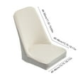 thumbnail image 3 of Dining Chair Covers Stretch Slipcovers For Kitchen And Wedding Banquet Seats Nylon Spandex Fabric Washable 1 Piece, 3 of 6