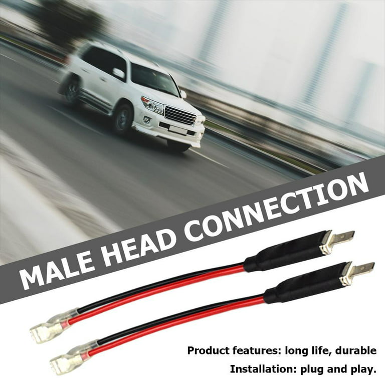 Buy TOMALL H1 Headlight Replacement Male Plug Single Diode Converter Wiring  Connecting Lines Cables Online at Lowest Price Ever in India
