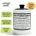 thumbnail image 5 of Cottage Creek Ashes of Problem Employees Jar - Funny Piggy Bank, Candy Jar & Desk Organizer, 5 of 8
