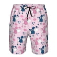 thumbnail image 4 of Naloa Cartoon Poodle Dog Men's Beach Shorts, Surfing shorts, Swim trunks, Quick Dry Swim Trunks for Surfing Beach Fun - Large, 4 of 9