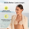 thumbnail image 3 of Niidor Strapless Sticky Bra Adhesive Bra Ultra Sticky Boobs Invisible Push up Lifting Bras Bra Multiple Colors Sizes Reusable for Backless Dress, 3 of 8