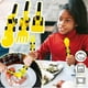 thumbnail image 4 of Juego de tres piezas de vajilla para niños con pala excavadora, pala, horquilla y plato, 4 of 4