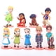 thumbnail image 1 of Figuras de acción de Disney para niños, Moana, Blancanieves, Merida, Princesa, Mulan, sirena, Tiana, Jasmine, figuritas de Anime, modelo de juguete, regalo Gong Bohan LED, 1 of 2