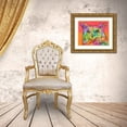 thumbnail image 3 of Dean Russo Collection 32x26 Gold Ornate Wood Framed with Double Matting Museum Art Print Titled - Red Owl, 3 of 4
