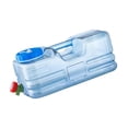 thumbnail image 2 of Pichet de Stockage d'Eau avec Robinet Pichet d'Eau Robuste avec Tuyau d'Eau Réservoir d'Eau pour la Randonnée Réutilisable Extérieur Durable pour le Camping Contenant d'Eau 10 L, 2 of 8