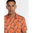 thumbnail image 4 of Birdie Bound Halloween Spooky Skeleton Print Golf Polo Shirt, Men's Sizes S-4XLT, 4 of 5