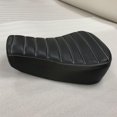 thumbnail image 3 of Asiento individual de conductor de motocicleta para PU_Cross Stripe Baoblaze Asiento de conductor solo para motocicleta, 3 of 7