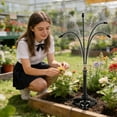 thumbnail image 3 of Standing Misters for Outside Patio, 24.8" Outdoor Misting Cooling Sprinkler System, Standing Atomizing Micro Spray for Garden Patio Dust-Control, Summer Yard Watering for Party Comfort D, 3 of 5