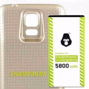 Extended Life 6 Cell Battery - Samsung Galaxy S5 Extended Life Replacement Battery (5800mAh)