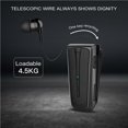thumbnail image 3 of Auriculares Bluetooth 5.0 Auriculares Inalámbricos De Un Solo Lado Clip Retráctil Para El Cuello Auriculares De Negocios Auriculares Recargables De Alta De Sonido Con Luz Indicadora Guardurnaity EL009002-00, 3 of 6