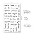 thumbnail image 3 of 8pcs Spice Label Combo Black and White Preprinted Labels for Spice Jar Durable New, 3 of 7