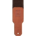 thumbnail image 2 of Boss BSS 2.5" Premium Suede Guitar Strap, Brown, 2 of 2