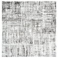 thumbnail image 4 of SAFAVIEH Berber Clover Abstract Polyester Shag Area Rug, Grey/Dark Grey, 7' x 7' Square, 4 of 10