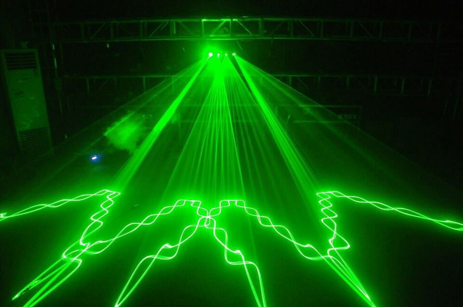 2-Count 250MW White Laser Projector 4-Lens RGBW Laser Beam Stage Light DJ Lighting