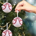 thumbnail image 6 of YOHAVEN Christmas Balls 3 Piece Hanging Foam Decoration Set Holiday Tree Wall Table Decor Indoor Outdoor Christmas Celebration Party Display, 6 of 6