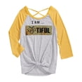 thumbnail image 1 of Beautees Big Girls Flip Sequins Top (Gray, M), 1 of 2