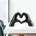 thumbnail image 5 of Nordic Hand Figurine Heart Gesture Statue Crafts for Home Living Room Decor -, 5 of 8