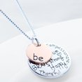 thumbnail image 4 of HSHDLDF Inspirational Pendant Necklace - “Be Brave Strong Happy Thankful Kind Wise Compassionate” - Great Unique Gift, 4 of 7